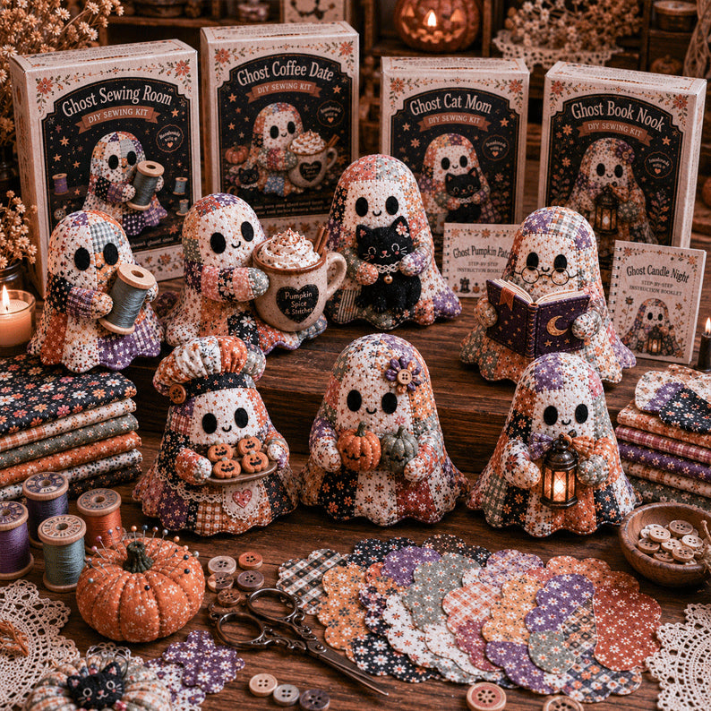 ๐ฅ40% Off Last Day - ๐ป Little Ghostโs Cozy Halloween DIY Patchwork Kit