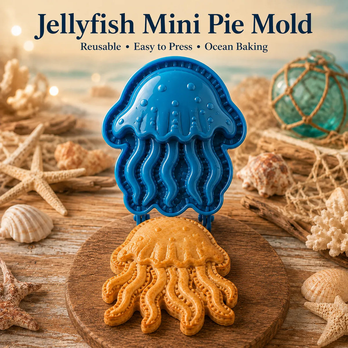 ⏳ Last Day 49% OFF – 🌊 8-Design Ocean Filled Pie Press Collection