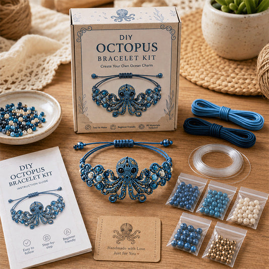 🔥40% Off Last Day - BUY 3 GET 1 FREE🐙DIY Beaded Bracelet Making Kit