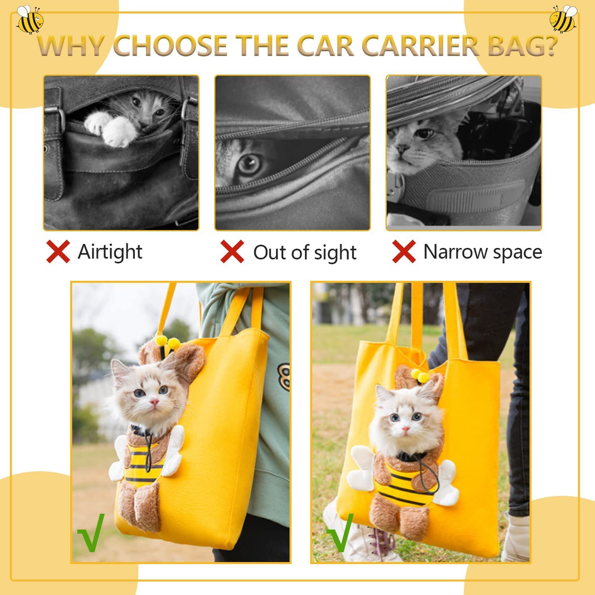 🐾 Cute Pet Carrier Tote – Up to 50% OFF! 🎉