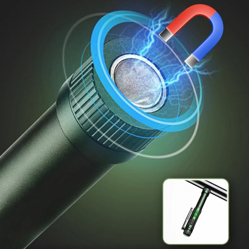 🔦🔥Must-Have Tool! Multifunctional Pen-Shaped Strong Magnetic Work Light – Rotatable Pen-Style Flashlight with Strong Magnetic Base, Hands-Free Lighting for Work & Outdoor