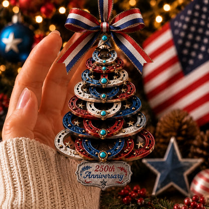 🔥LIMITED TIME 49% OFF!🔥🎄 US 250th Anniversary Christmas Ornament