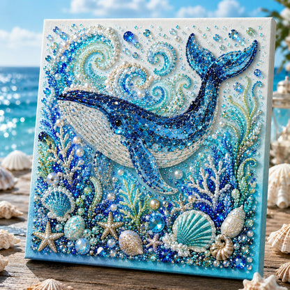 🔥 Last Day 49% OFF - 🌊✨ Ocean Theme Pearl Art DIY Kit – Relaxing DIY Craft to Create Stunning Coastal Artwork (📦Buy 2 Free Shipping)
