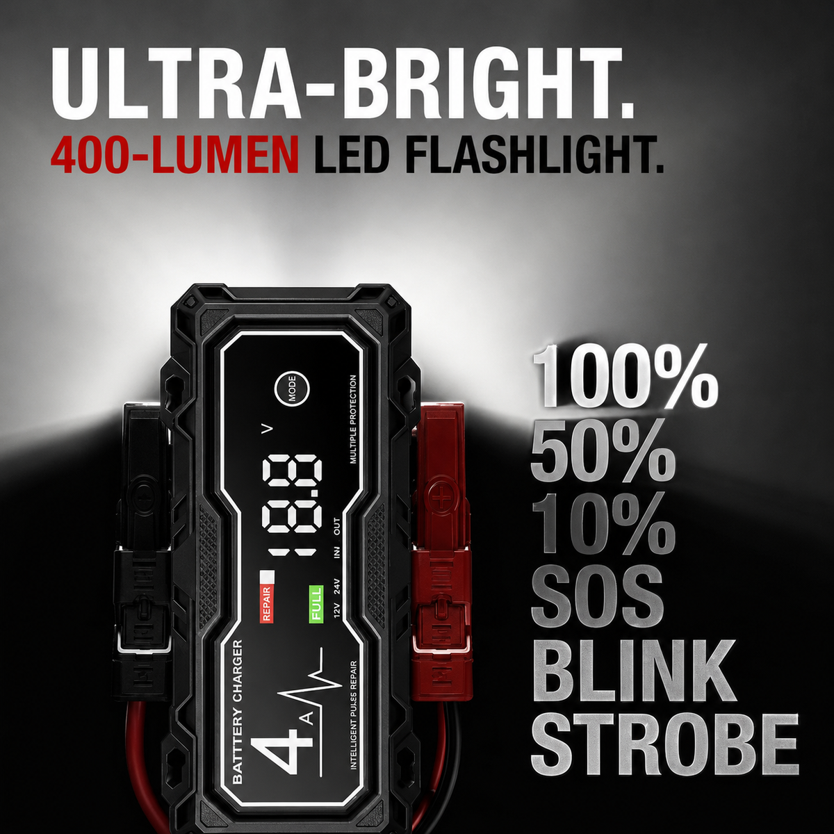 ⚡ Power When You Need It Most—Starts Up to 10.0L Gas & 8.0L Diesel Engines🔥