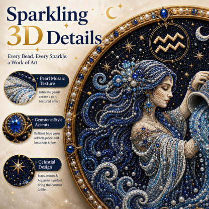 ♈💎Premium 3D Pearl 12 Zodiac Signs Art Kit 🌙