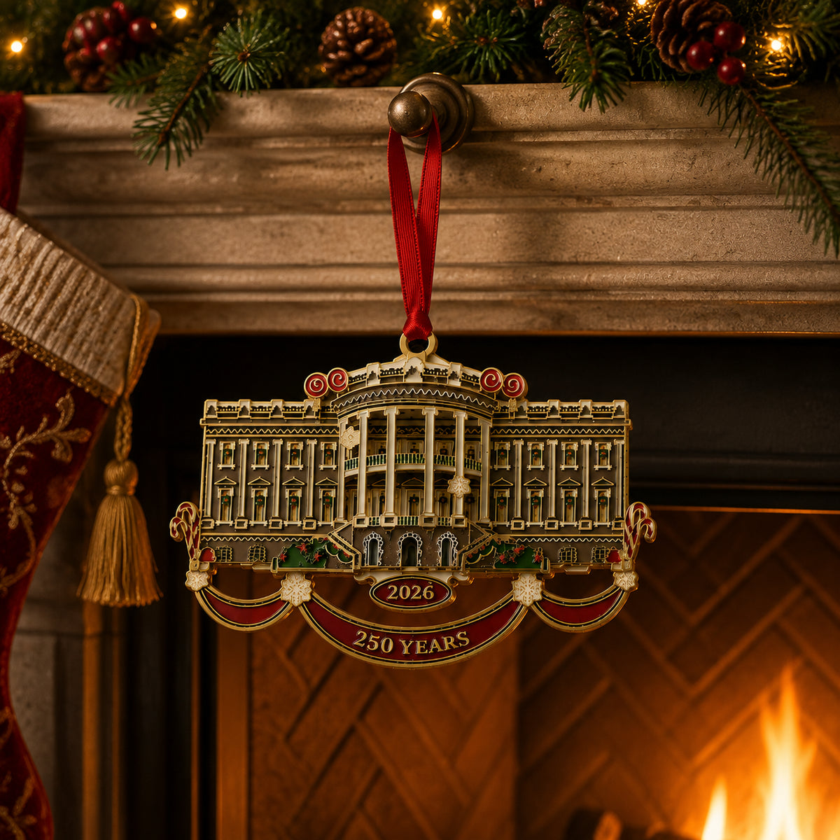 🔥White House Christmas tree ornaments