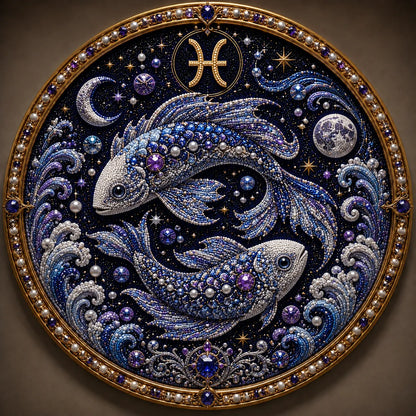 ♈💎Premium 3D Pearl 12 Zodiac Signs Art Kit 🌙