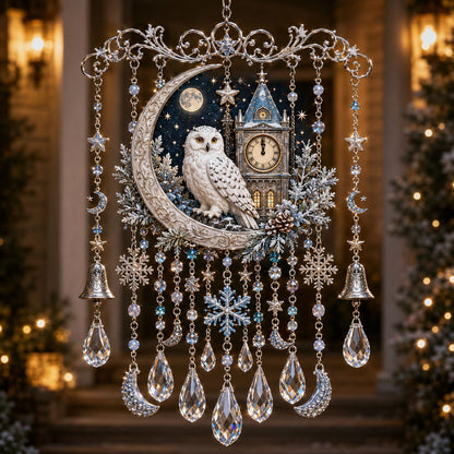 🎄 Limited-Time 49% OFF – Christmas Wind Chime with Crystal Drops🔔