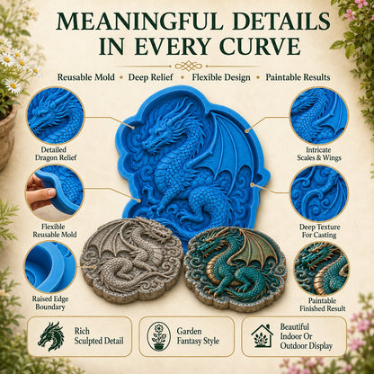 💥 LAST DAY 49% OFF - ✨Create Your Own Garden Art - Reusable Mold for Stepping Stones