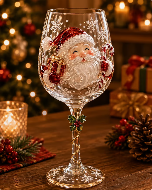 💥 LAST DAY 49% OFF🎁Christmas 3D Glass Cup Collection Gift Box Set✨