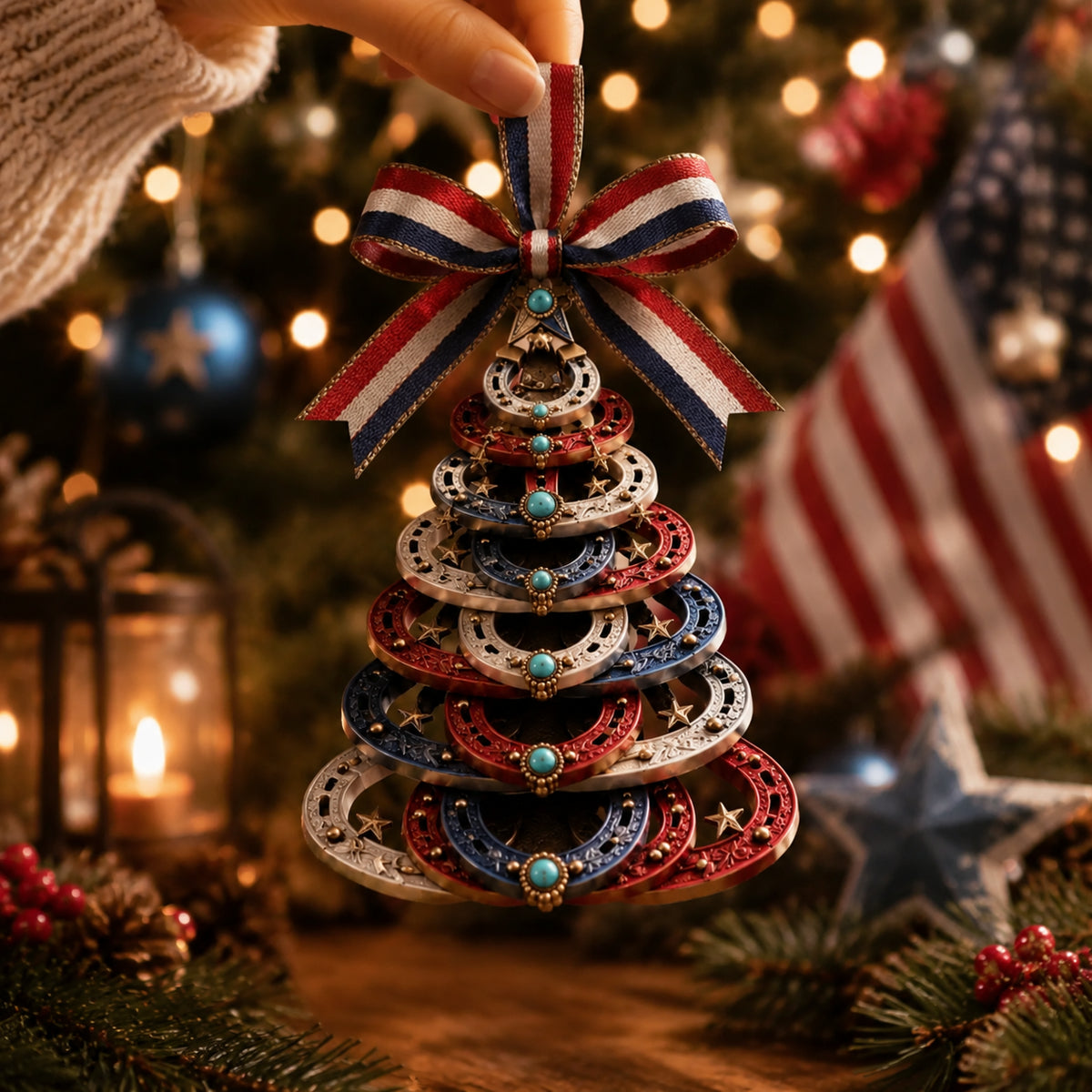 🔥LIMITED TIME 49% OFF!🔥🎄 US 250th Anniversary Christmas Ornament