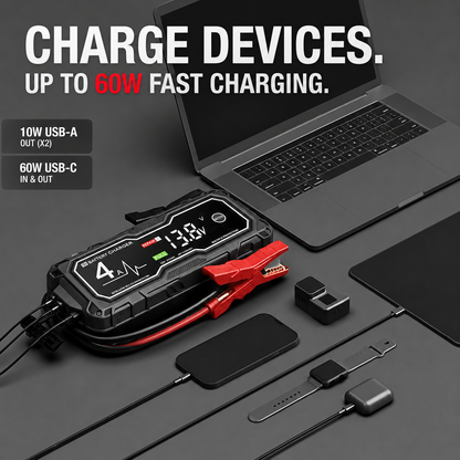 ⚡ Power When You Need It Most—Starts Up to 10.0L Gas & 8.0L Diesel Engines🔥