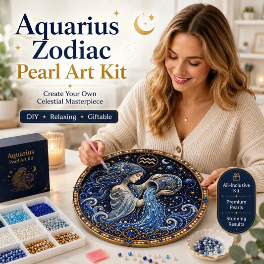♈💎Premium 3D Pearl 12 Zodiac Signs Art Kit 🌙