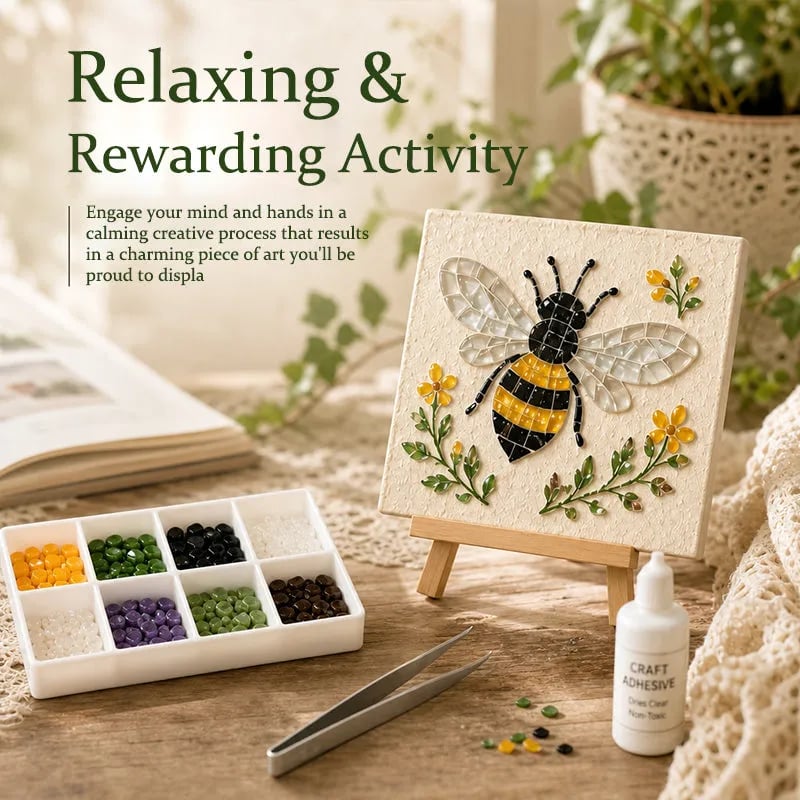 🌻🏡 Cottage Garden Mosaic Diy Kit – Create Your Own Masterpiece