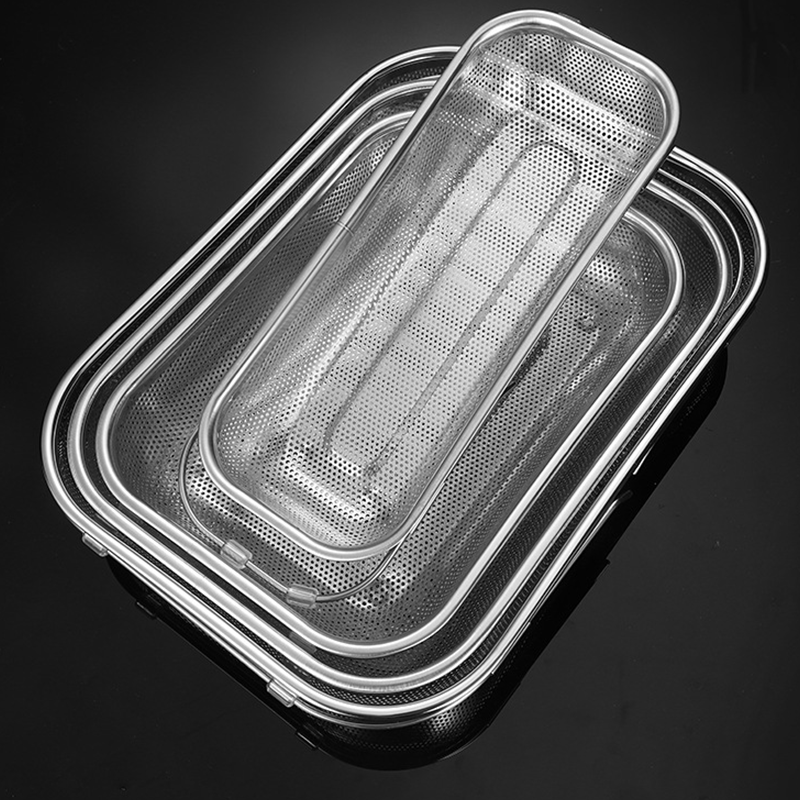 🍽️ 49% OFF NOW! 🧺 Stainless Steel Telescopic Drainer Basket