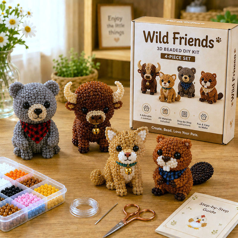 🐋🧵 Mini 3D DIY Beading Kit