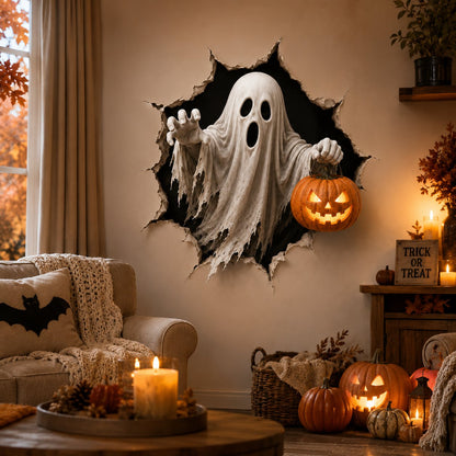 🔥Halloween Break-In 3D Wall Decals