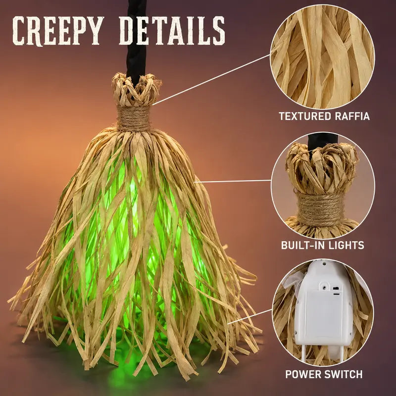 👻 Spooky Sounds & Dancing Magic Witch Broom 🧹✨🎃