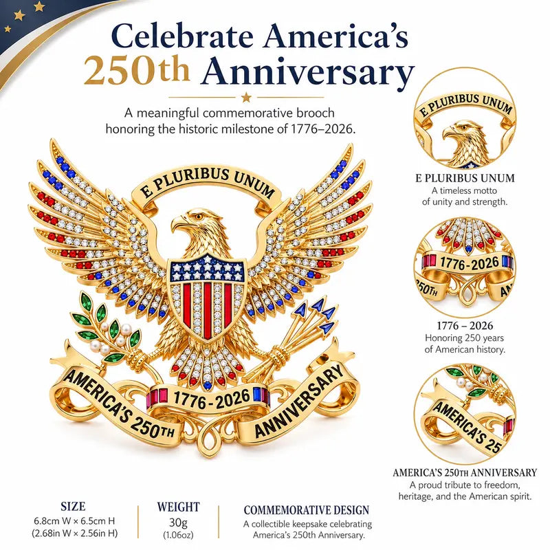 Limited Edition 🔥Last 50 sets!!US 250th Anniversary Brooch Pin
