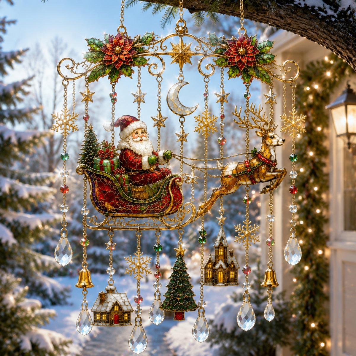 ⏰LIMITED TIME 49% OFF!🔥🔥Last 30pcs🔥 -High-quality handmade Christmas window decorations