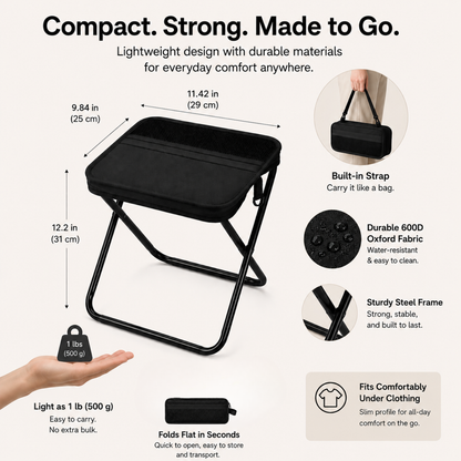 Pocket Chair👜Foldable Backpack Stool