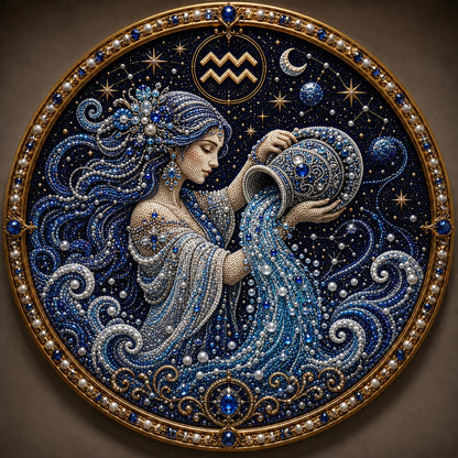 ♈💎Premium 3D Pearl 12 Zodiac Signs Art Kit 🌙