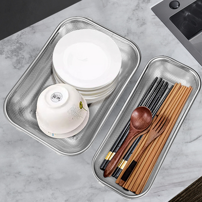 🍽️ 49% OFF NOW! 🧺 Stainless Steel Telescopic Drainer Basket