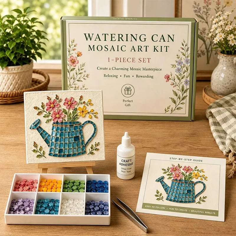 🌻🏡 Cottage Garden Mosaic Diy Kit – Create Your Own Masterpiece