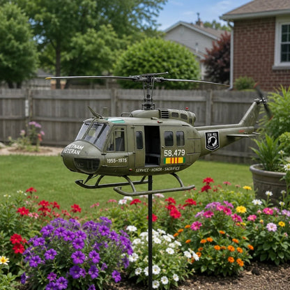 🎖️Vietnam Veteran UH-1 Helicopter Wind Spinner- ✈️Buy 2 Free Shipping Today!