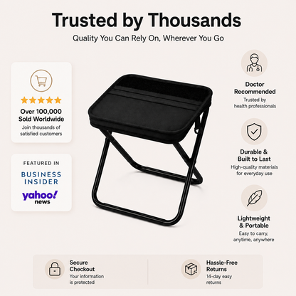 Pocket Chair👜Foldable Backpack Stool