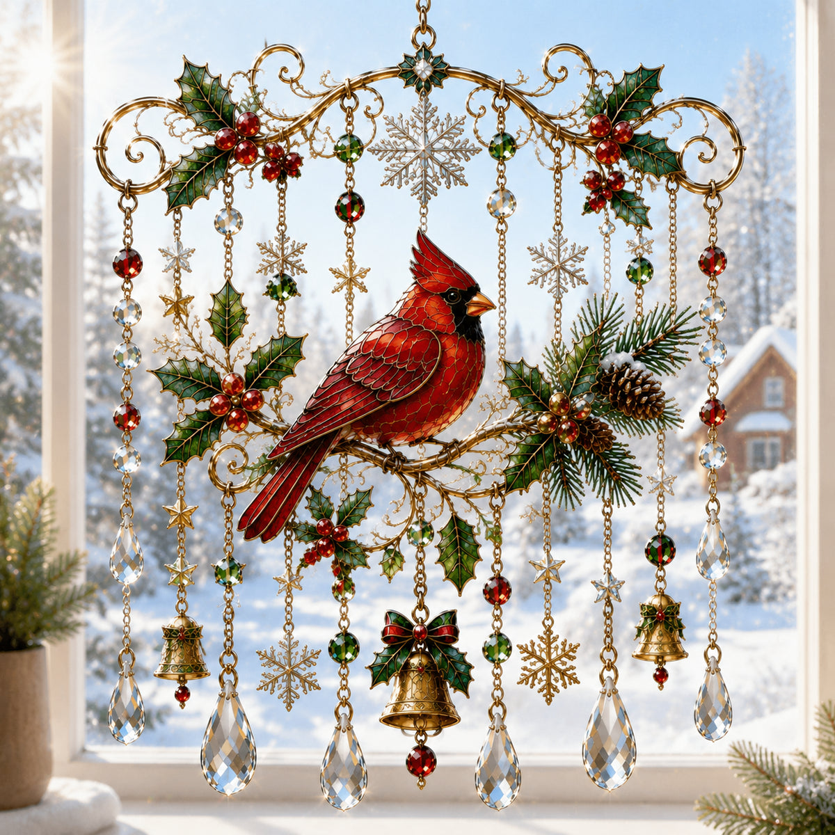 ⏰LIMITED TIME 49% OFF!🔥🔥Last 30pcs🔥 -High-quality handmade Christmas window decorations