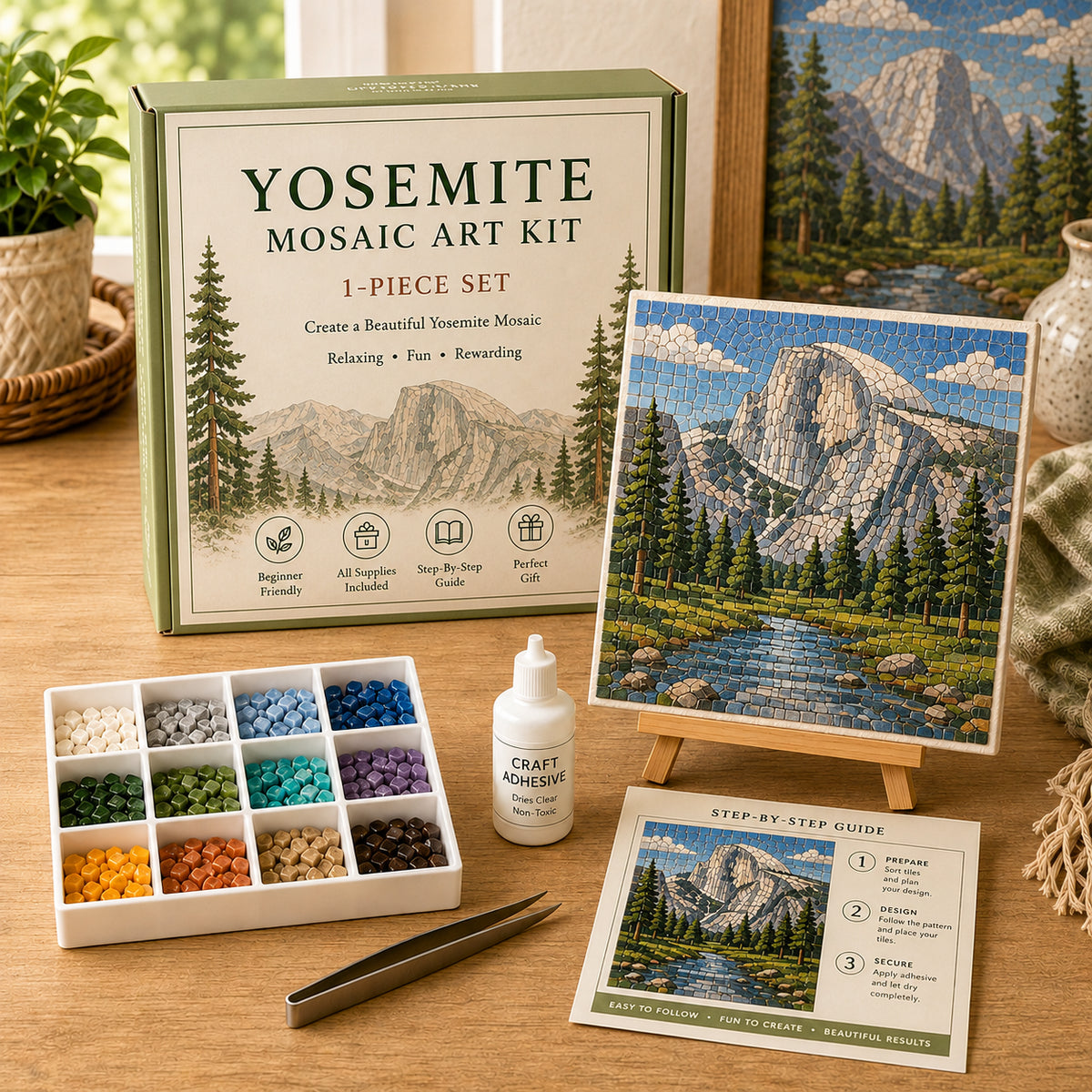 🏞️ America’s National Parks Sea Glass Art Kit