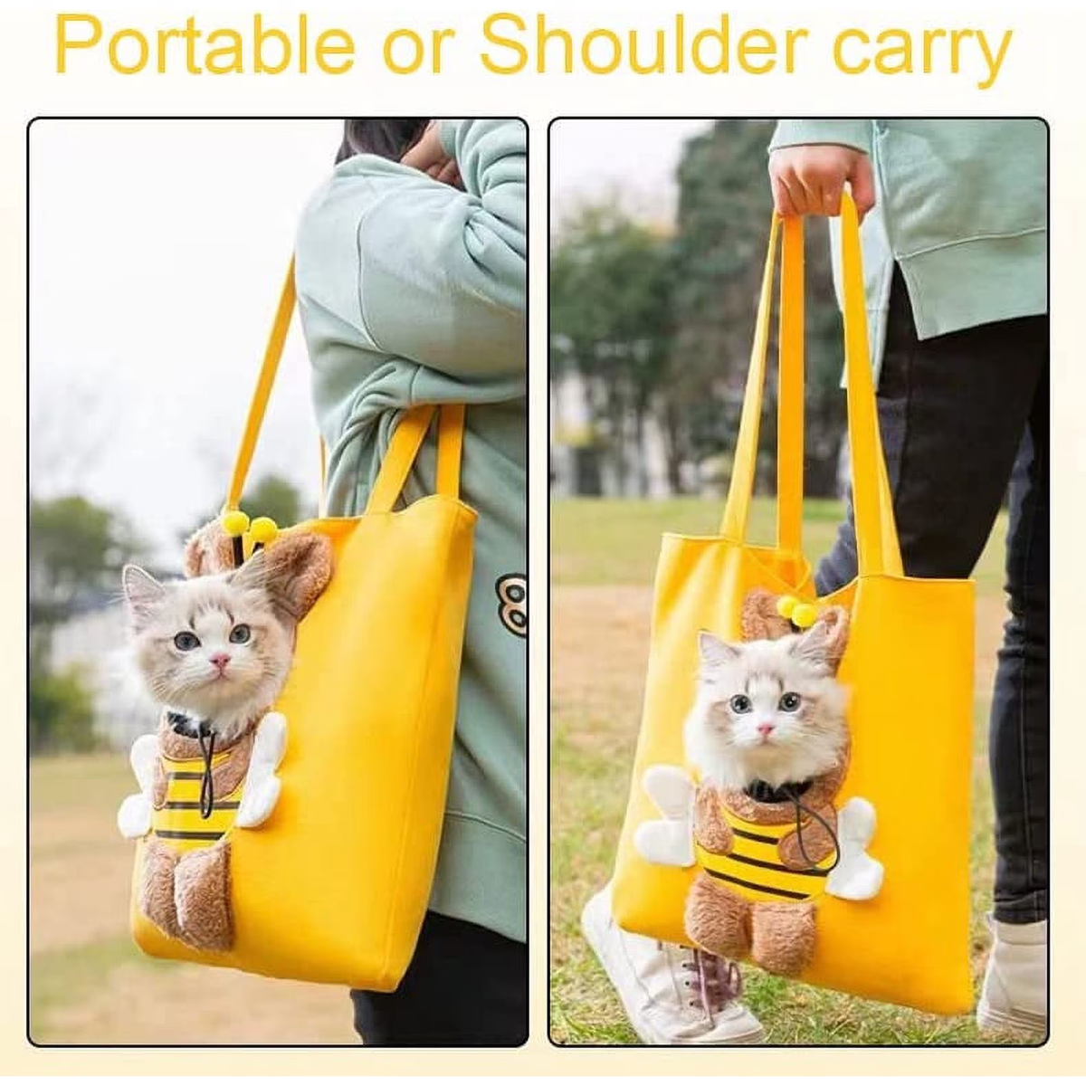 🐾 Cute Pet Carrier Tote – Up to 50% OFF! 🎉