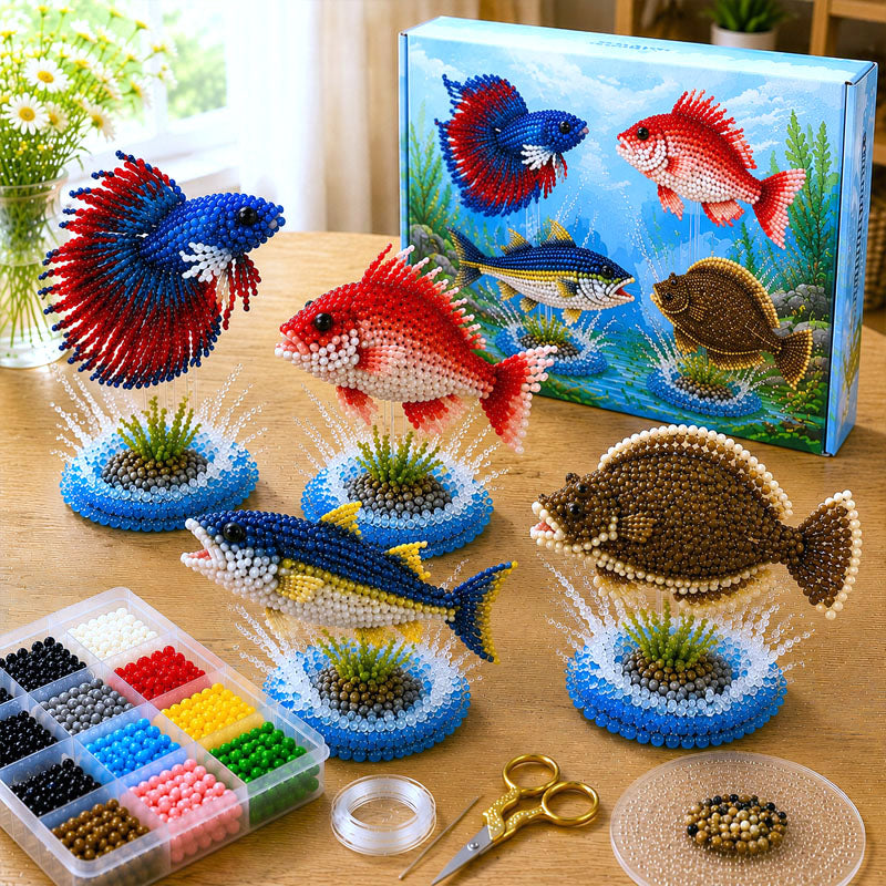 🐋🧵 Mini 3D DIY Beading Kit