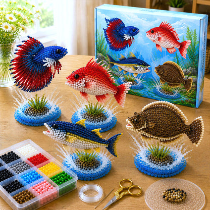 🐋🧵 Mini 3D DIY Beading Kit