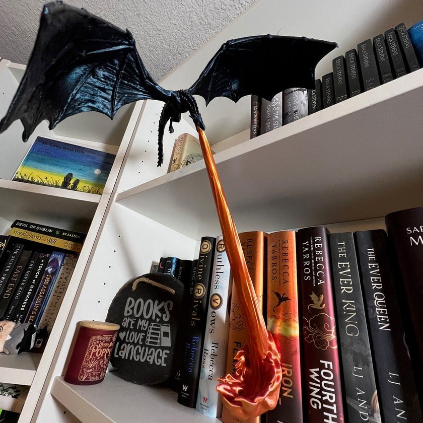 🔥Last Day 49% OFF🔥Dragon Flame Book Nook🐉
