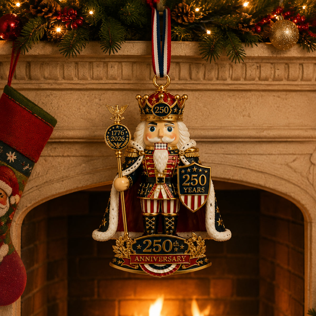 🔥Nutcracker-themed Christmas tree ornament
