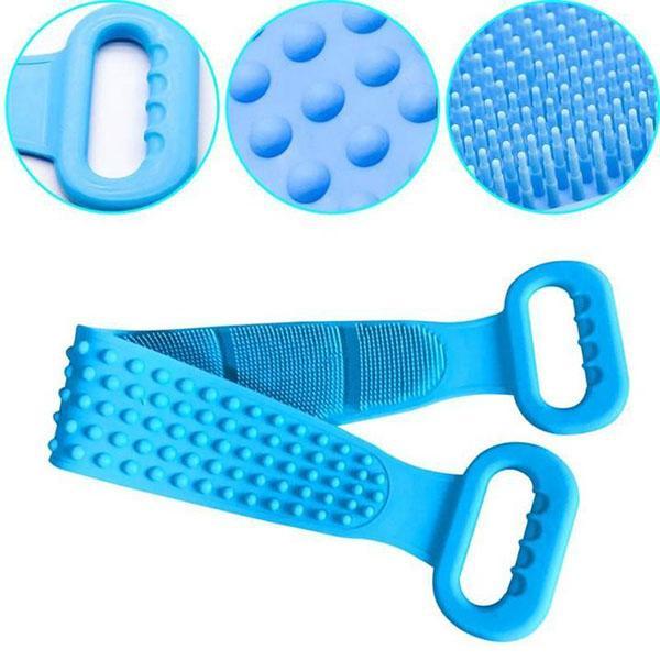 🛁Limited-Time 50% OFF💦Silicone Bath Brush Double-Sided Exfoliating Back Scrubber