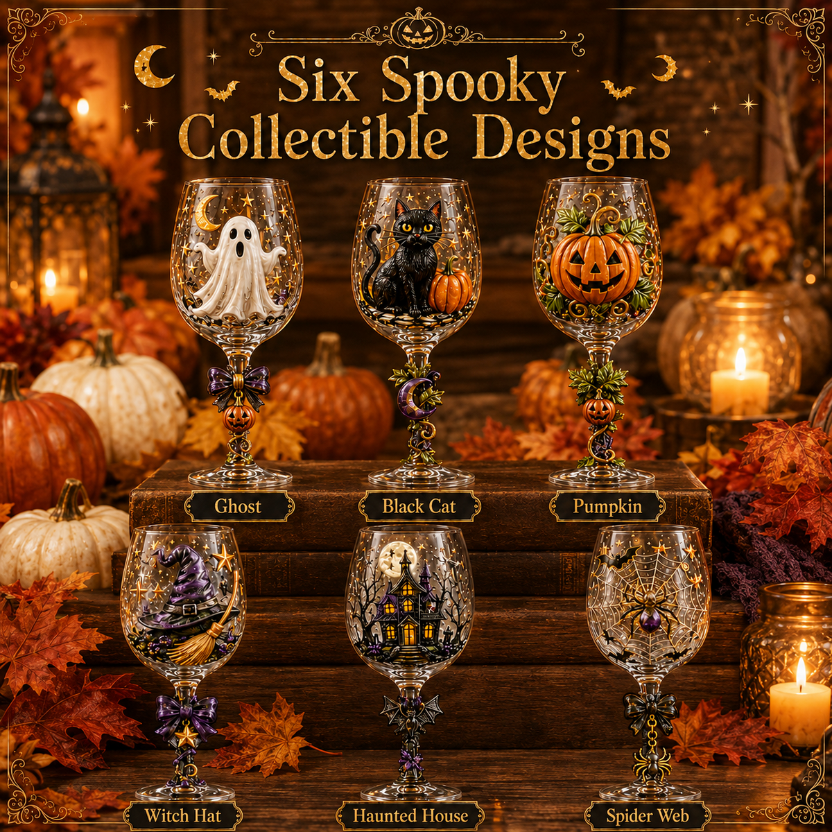 🎃✨ Halloween Collector’s Goblet Set