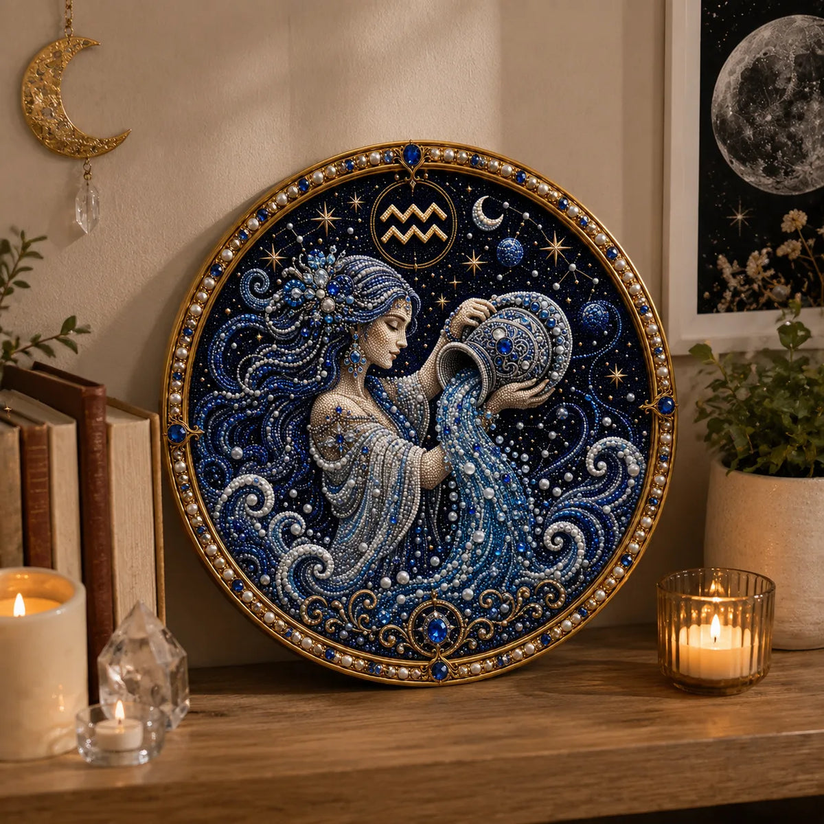 ♈💎Premium 3D Pearl 12 Zodiac Signs Art Kit 🌙