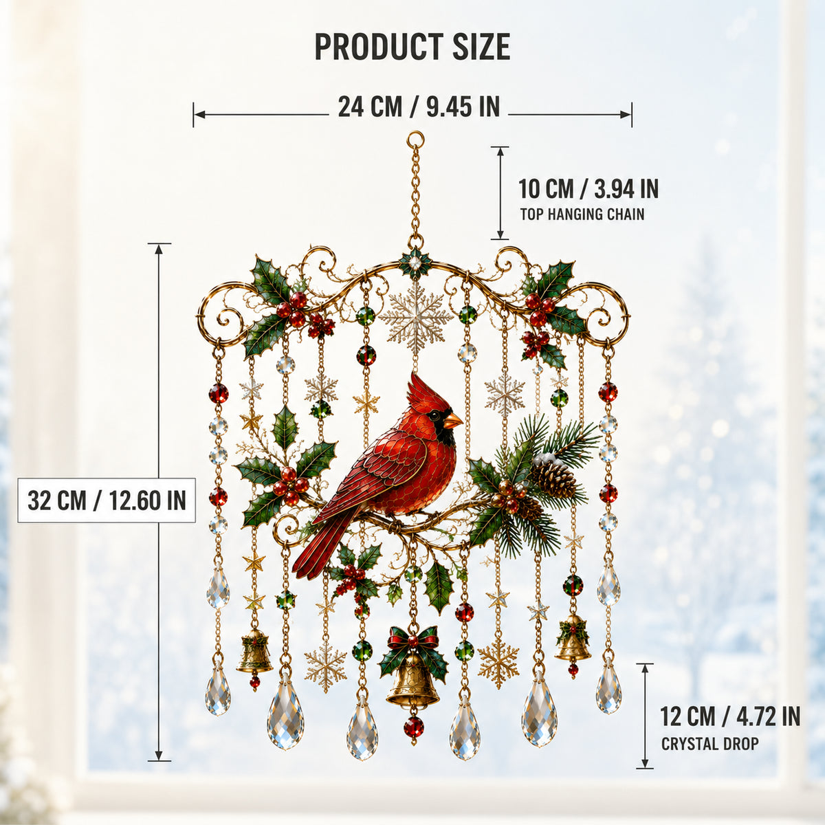 ⏰LIMITED TIME 49% OFF!🔥🔥Last 30pcs🔥 -High-quality handmade Christmas window decorations