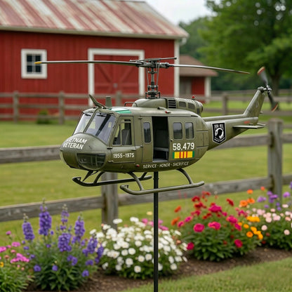 🏆Last Day Promo: 49% Off 🎖️-Vietnam Veteran Uh-1 Helicopter Wind Spinner- ✈️Buy 2 Free Shipping Today!