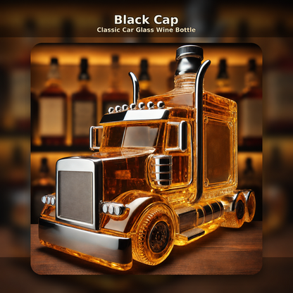 🔥 Last Day 49% OFF – Classic Truck Glass Decanter | Vintage Bar Decor Gift
