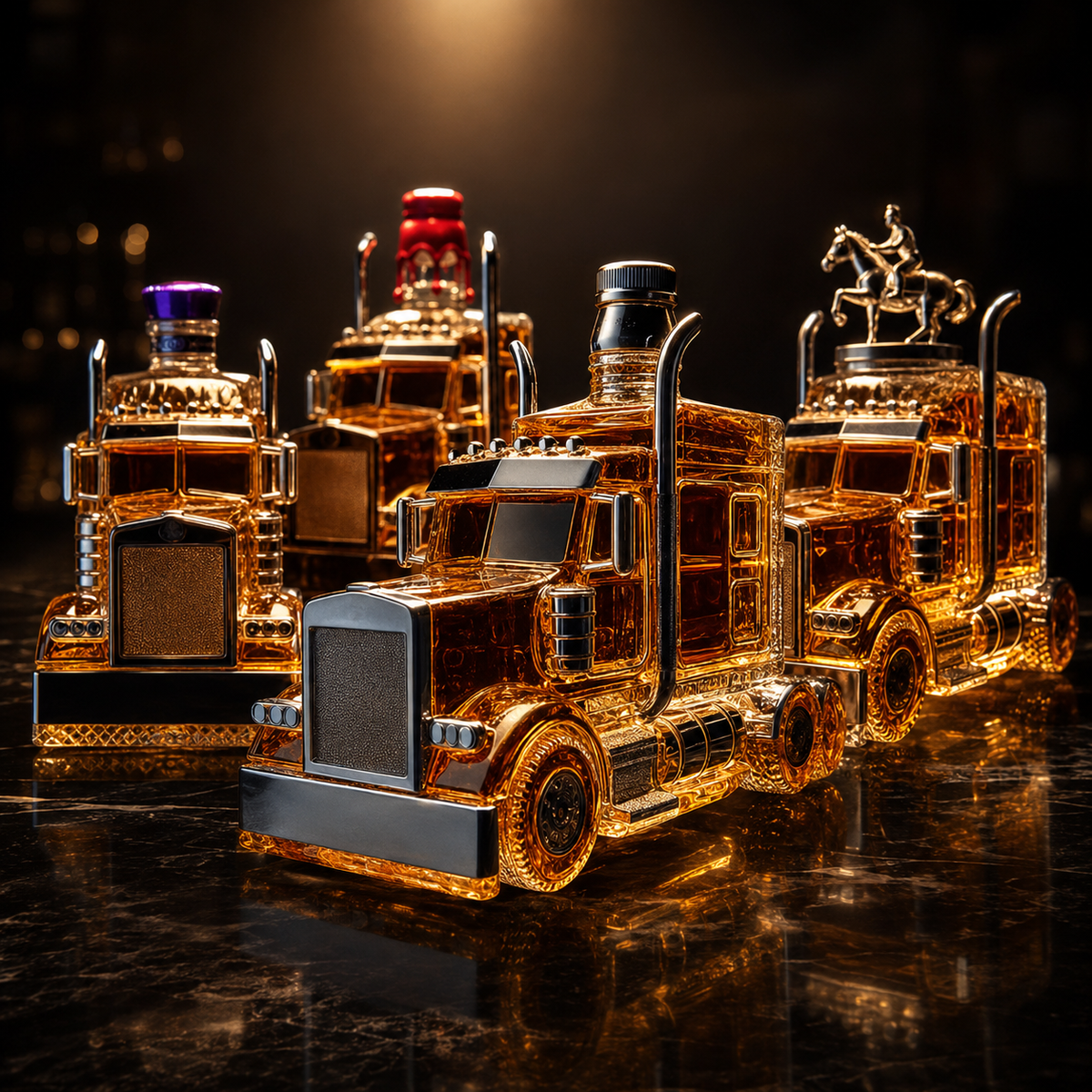 🔥 Last Day 49% OFF – Classic Truck Glass Decanter | Vintage Bar Decor Gift