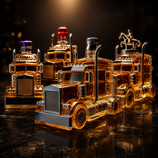🔥 Last Day 49% OFF – Classic Truck Glass Decanter | Vintage Bar Decor Gift