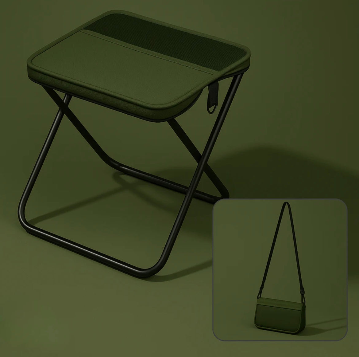 Pocket Chair👜Foldable Backpack Stool