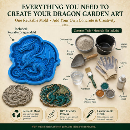 💥 LAST DAY 49% OFF - ✨Create Your Own Garden Art - Reusable Mold for Stepping Stones