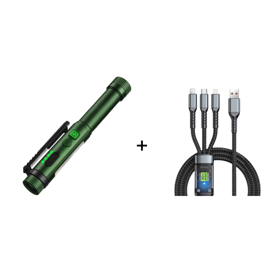 🔦🔥Must-Have Tool! Multifunctional Pen-Shaped Strong Magnetic Work Light – Rotatable Pen-Style Flashlight with Strong Magnetic Base, Hands-Free Lighting for Work & Outdoor