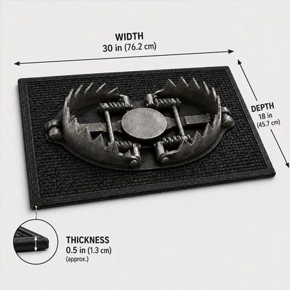 😂 Gotcha! 3D Bear Trap Illusion Doormat – Funny Prank Entry Mat