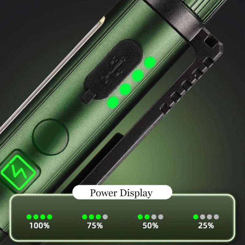 🔦🔥Must-Have Tool! Multifunctional Pen-Shaped Strong Magnetic Work Light – Rotatable Pen-Style Flashlight with Strong Magnetic Base, Hands-Free Lighting for Work & Outdoor
